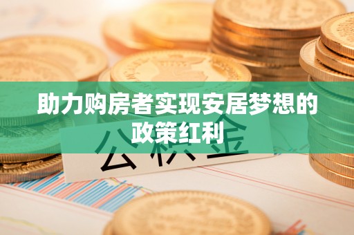 边坝助力购房者实现安居梦想的政策红利