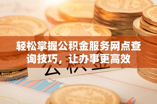 边坝轻松掌握公积金服务网点查询技巧，让办事更高效