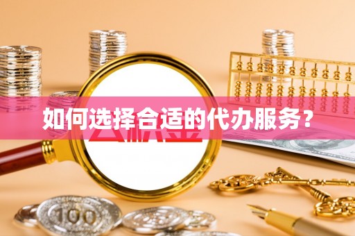 边坝如何选择合适的代办服务？