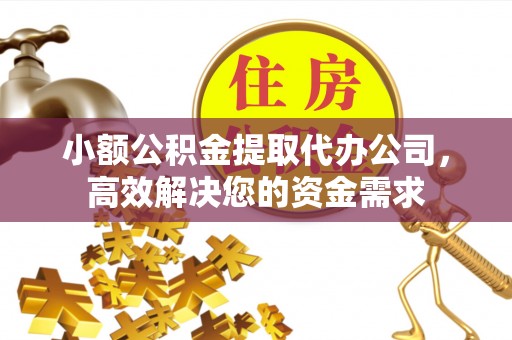 边坝小额公积金提取代办公司，高效解决您的资金需求