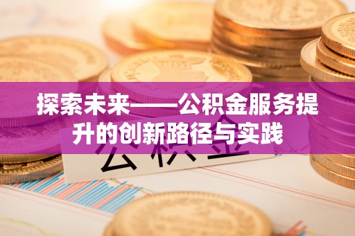 边坝探索未来——公积金服务提升的创新路径与实践