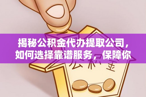 边坝揭秘公积金代办提取公司，如何选择靠谱服务，保障你的资金安全