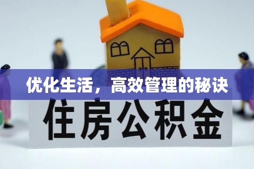 边坝优化生活，高效管理的秘诀