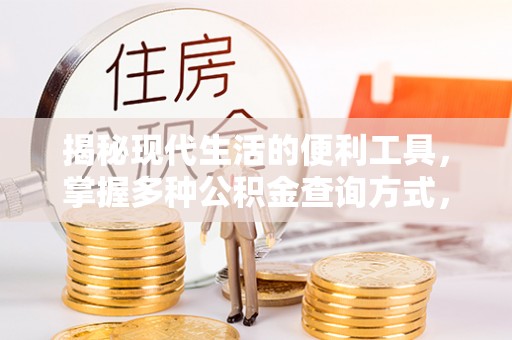 边坝揭秘现代生活的便利工具，掌握多种公积金查询方式，让财富管理更轻松