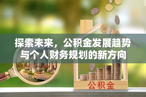 边坝探索未来，公积金发展趋势与个人财务规划的新方向