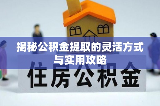 边坝揭秘公积金提取的灵活方式与实用攻略