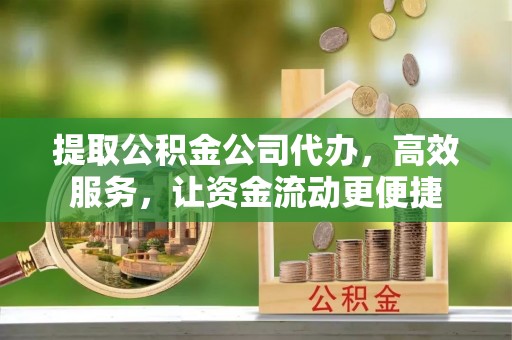 边坝提取公积金公司代办，高效服务，让资金流动更便捷