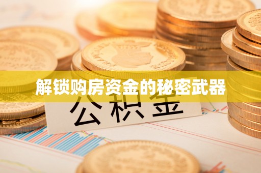 边坝解锁购房资金的秘密武器