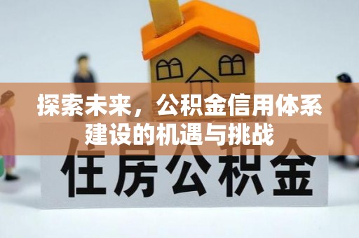 边坝探索未来，公积金信用体系建设的机遇与挑战