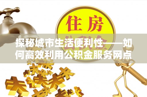 边坝探秘城市生活便利性——如何高效利用公积金服务网点查询工具