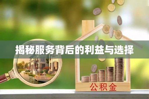 边坝揭秘服务背后的利益与选择