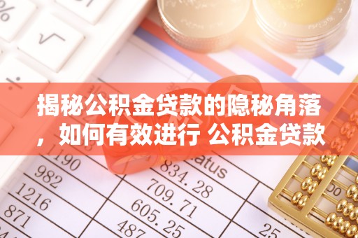 边坝揭秘公积金贷款的隐秘角落，如何有效进行 公积金贷款风险防控