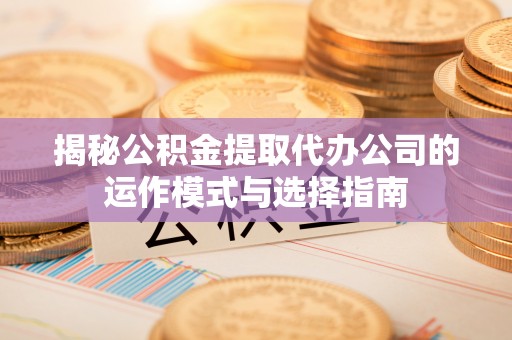边坝揭秘公积金提取代办公司的运作模式与选择指南